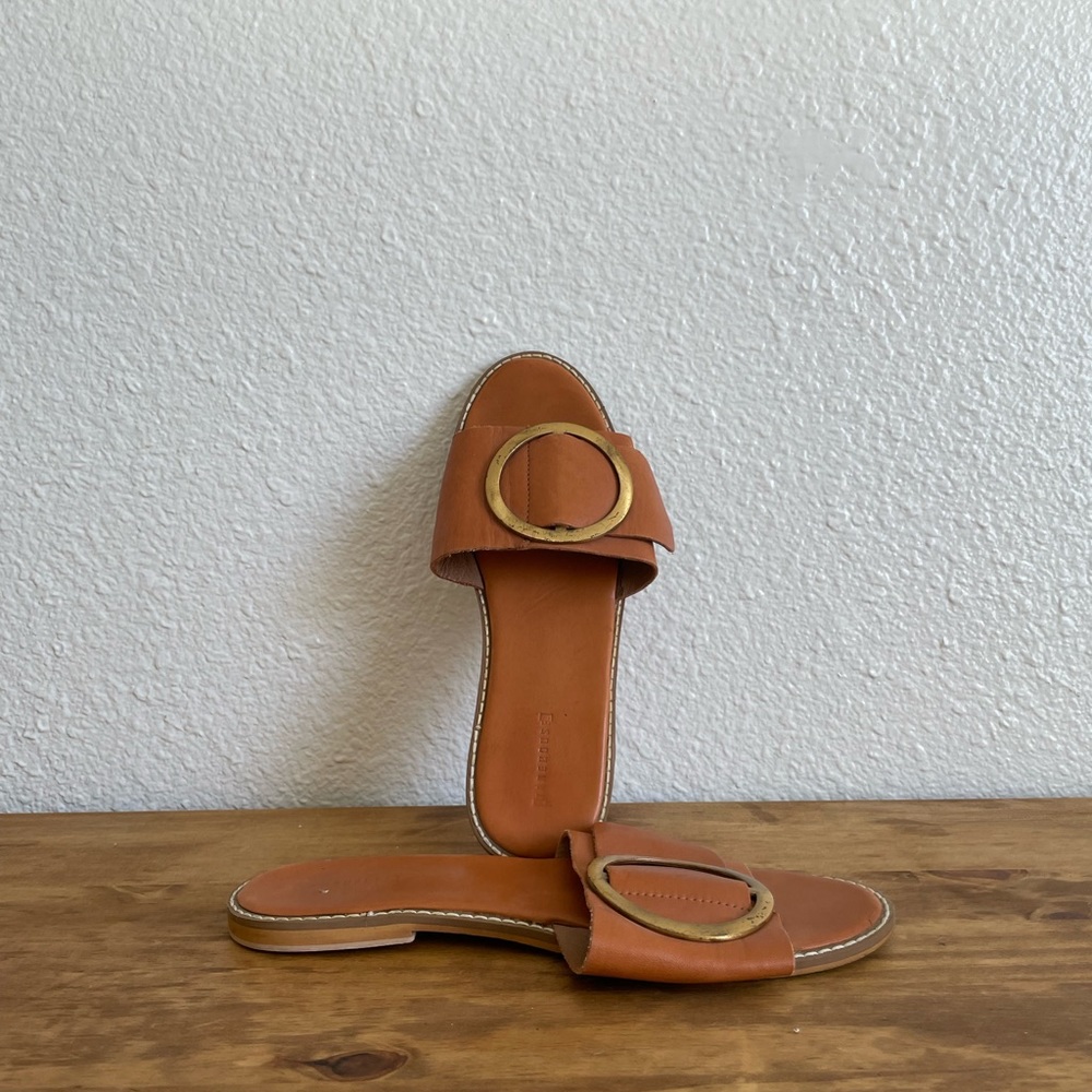 Leather Slides - Picture 2 of 3